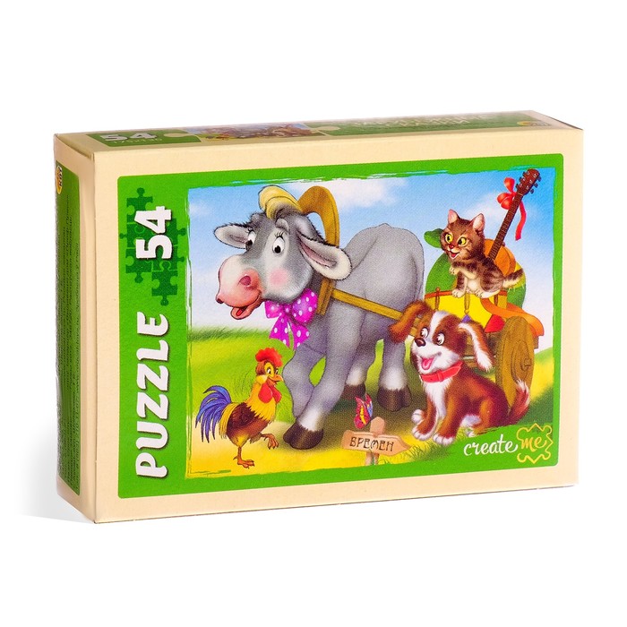 Пазл "Зарубежные сказки", 54 элемента, МИКС