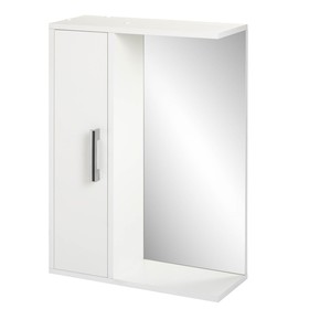 Шкаф-зеркало 'Эко-50' 20 х 50 х 70 см, белый левый Ош