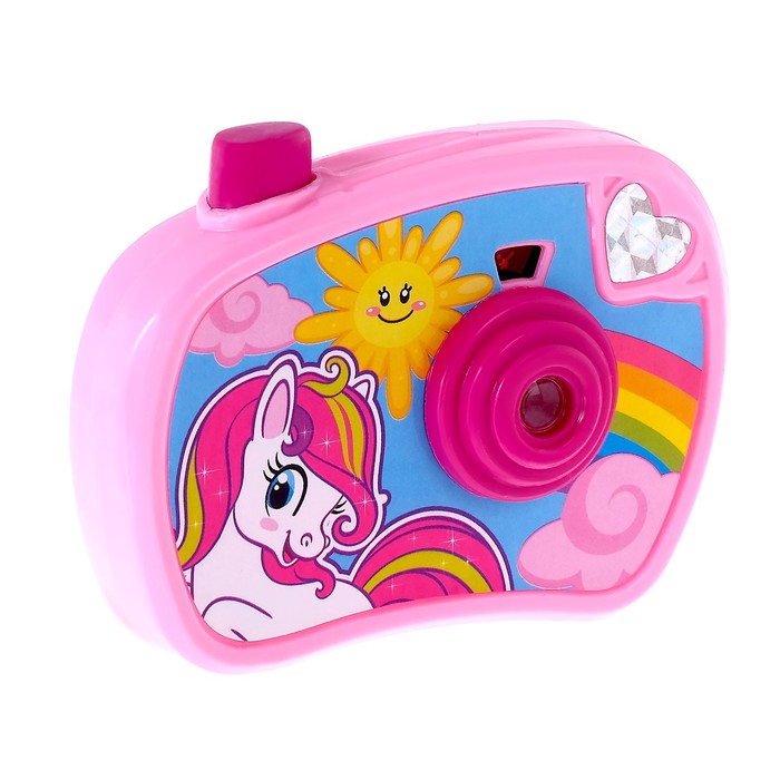 Фотоаппарат с проектором «Самой лучшей девочке», цвет розовый