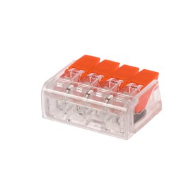 

Строительно-монтажная клемма Luazon Lighting, 32А, 0.2-4 мм2, 4 отверстия