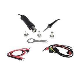 

Паяльная станция LUKEY 853D, вентиляторная, цифровая, 780 Вт, 100-480 °С, от 0 до 100 В