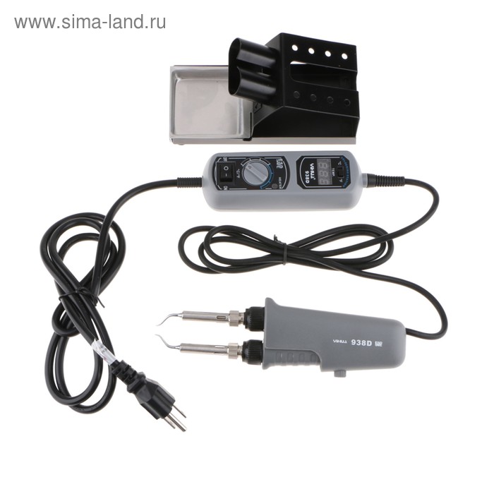 

Портативный термопинцет ELEMENT 938D, 120 Вт, 200-480 °С, ±2 °С, LCD дисплей