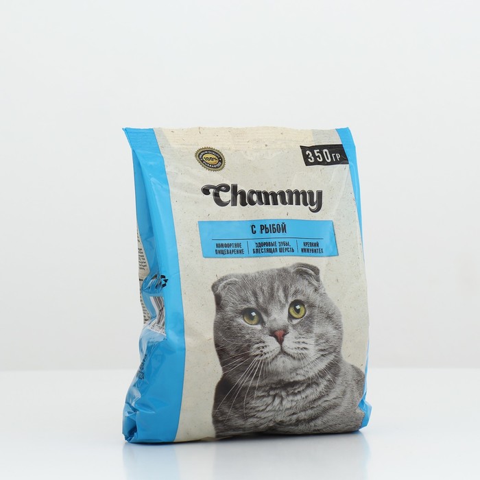 Сухой корм Chammy для кошек, рыба, 350 г