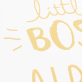 

Термонаклейка с тиснением Little boss. Album, 7 × 7 см