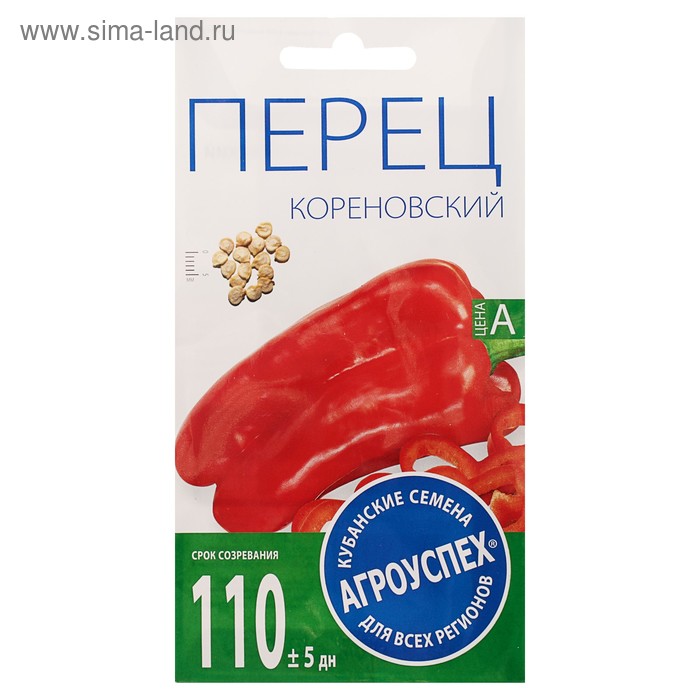 

Семена Перец "Кореновский" среднеспелый, 0,2 г