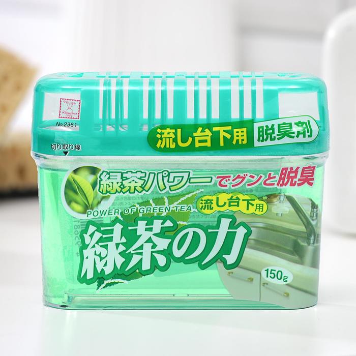 фото Дезодорант-поглотитель неприятных запахов kokubo «зелённый чай», под раковину, 150 г