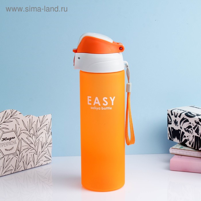 

Бутылка для воды "Easy" 600 мл, микс, 6.5х24 см