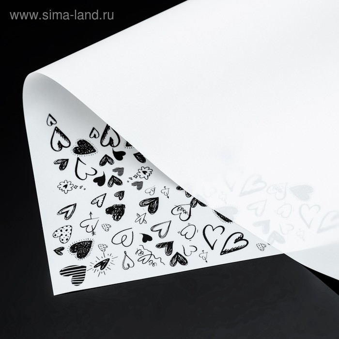 

Плёнка матовая с рисунком "Амур", цвет белый, 60 х 60 см