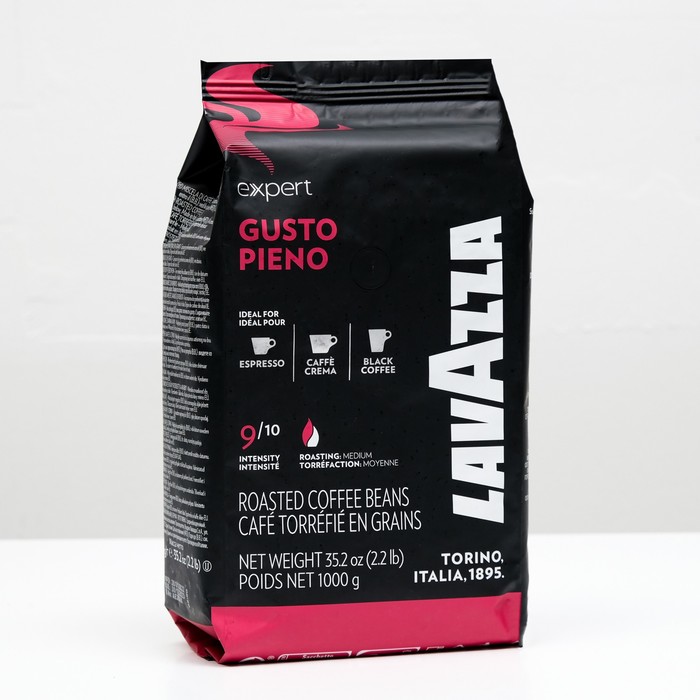 Кофе зерновой LAVAZZA GUSTO Pieno Vending, 1 кг кофе в зернах lavazza gusto pieno 1кг