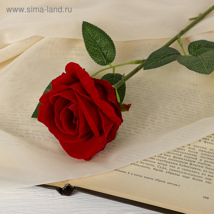 Цветы искусственные «Роза боливийская» 8х55 см, красный цветы искусственные роза обаяние 6х46 см красный