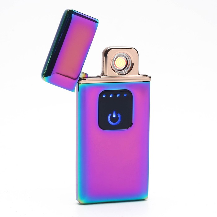 

Зажигалка электронная "Люкс", USB, спираль, 7 х 3.5 х 0.5 см, хамелеон