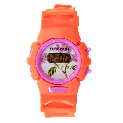 Часы наручные детские "Ночь", электронные, с силиконовым ремешком,микс
