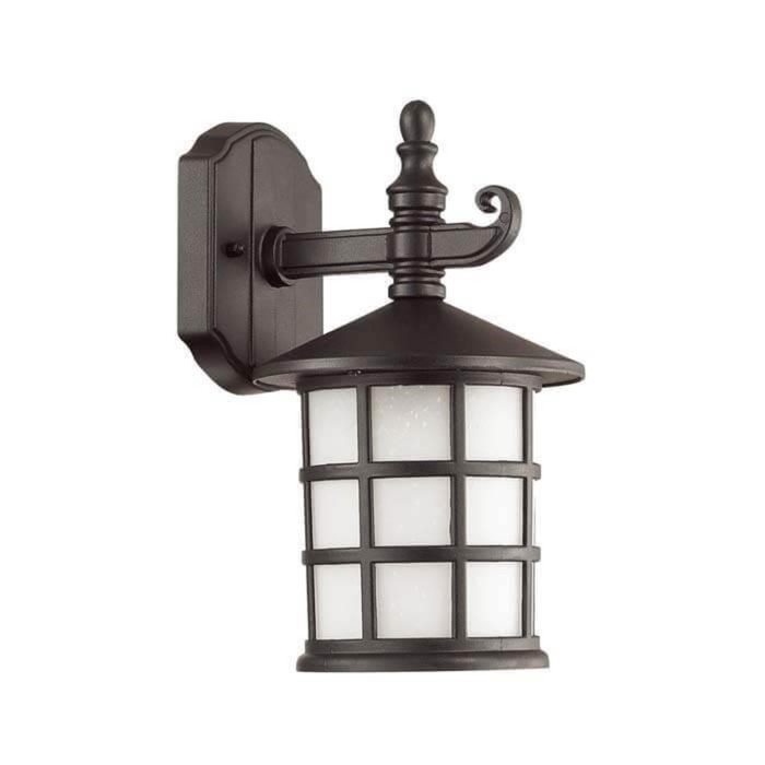 цена Уличный настенный светильник HOUSE, 1x60Вт, E27, IP44, цвет чёрный