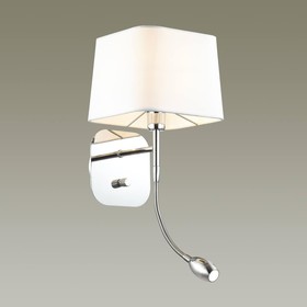 

Бра с подсветкой EDIS 40Вт E14+LED хром