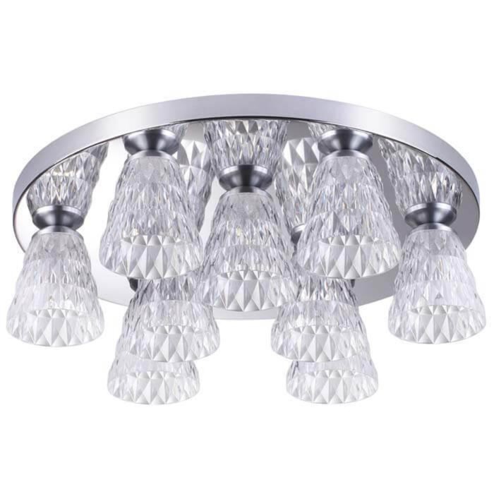 Люстра GERANA 9x6Вт 4000К LED хром 15780₽