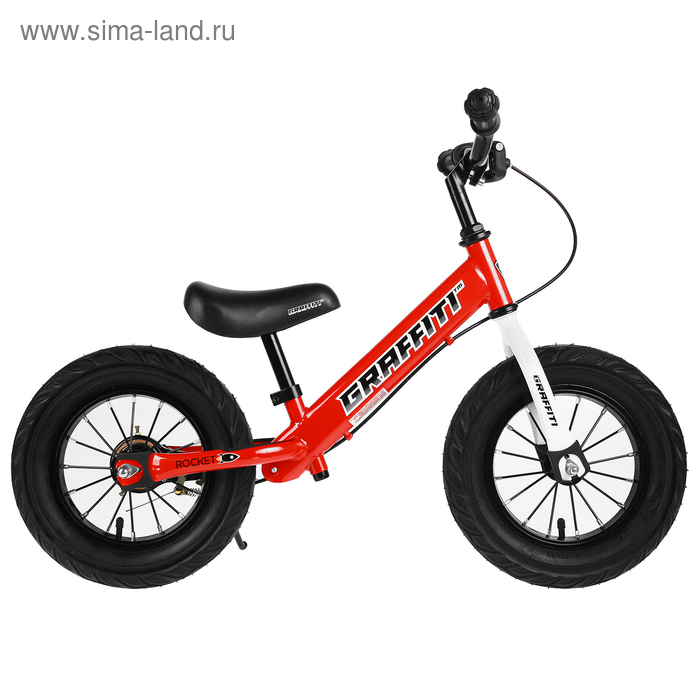 фото Беговел 12" graffiti rocket, цвет красный