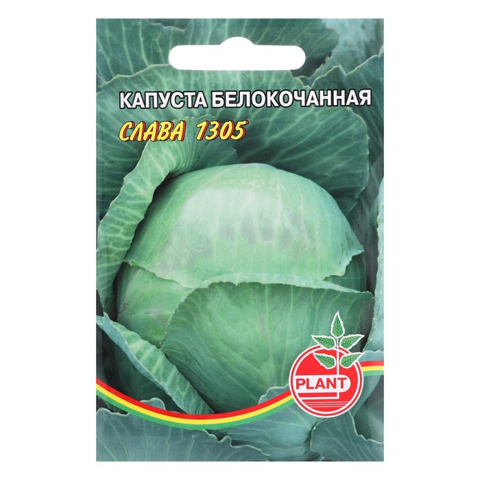 

Семена Капуста белокочанная "Слава 1305", 0,5 г