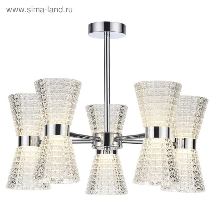 Люстра BOCCALE 5x12Вт 4000К LED хром 6400₽