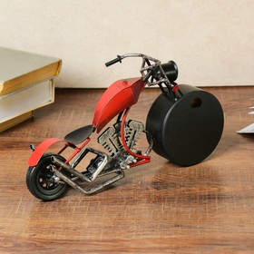 

Часы настольные, серия: Транспорт "Красный байк" 32х10х15.5 см