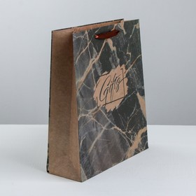 

Пакет крафтовый вертикальный «Особенный подарок», MS 18 × 23 × 10 см