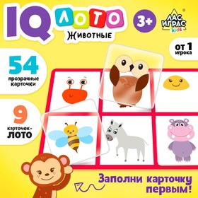 Настольная игра «Умное лото. Животные», мемори