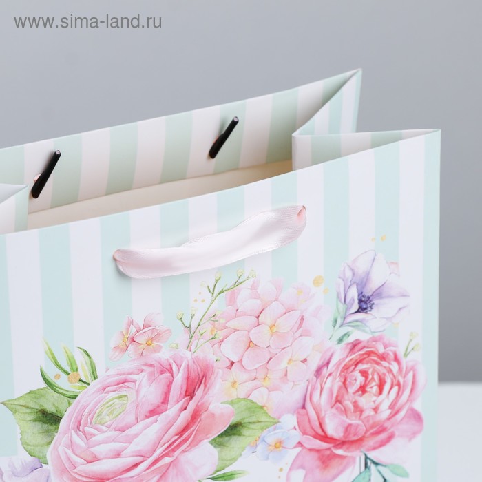 

Пакет ламинированный вертикальный «Самой лучшей тебе», MS 18 × 23 × 10 см, ручка МИКС