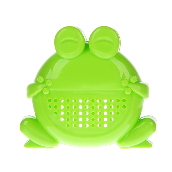 Ковш для купания детский с лейкой-насадкой «Лягушонок», 0,65 л, цвет МИКС