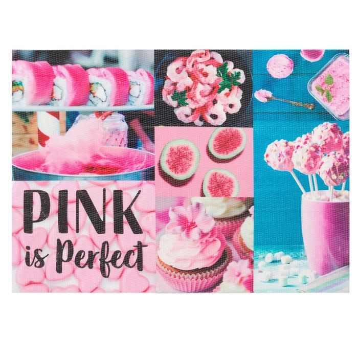 фото Салфетка на стол "pink is perfect" 29*40 см доляна