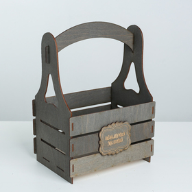 

Кашпо флористическое «Исполнения желаний», серый, 15 × 21 × 31.5 см