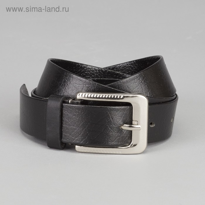

Ремень мужской, ширина 3 см, винт, пряжка металл, цвет чёрный