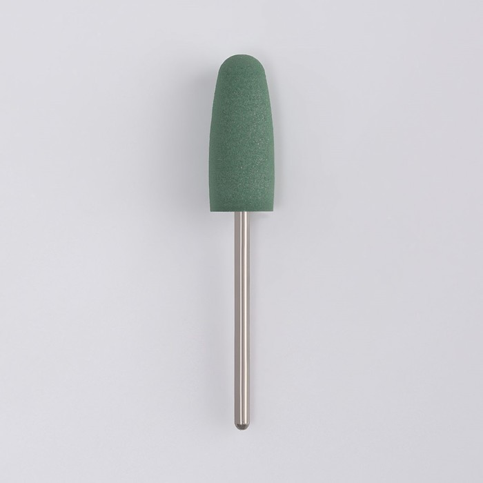 Фреза силиконовая для полировки, средняя, 10 × 24 мм, цвет зелёный