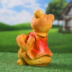 Садовая фигура "Медведь здрасте", светлый, 19×20×25см от Сима-ленд