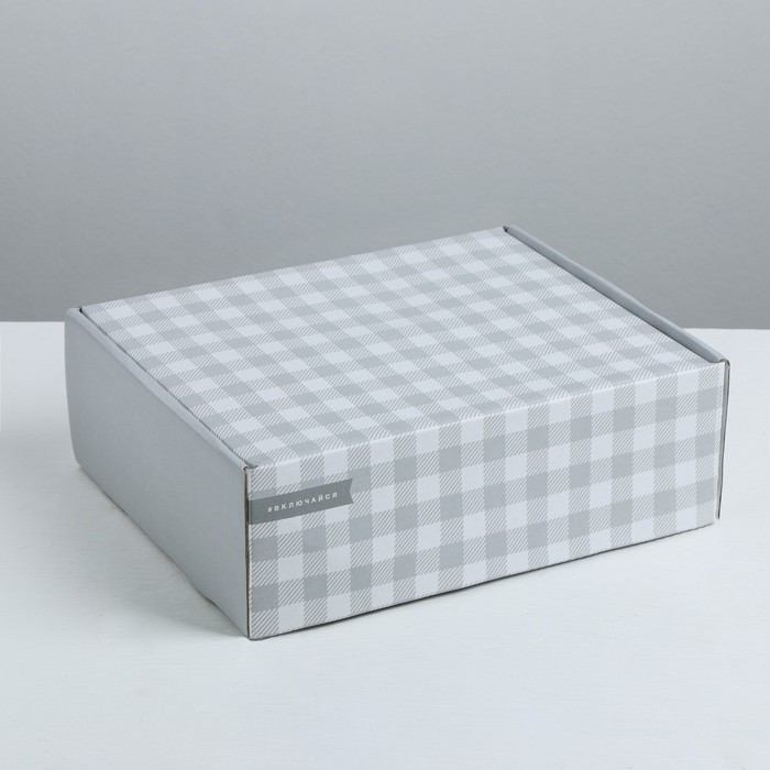 Коробка подарочная складная, упаковка, «Включайся», 27 х 9 х 21 см