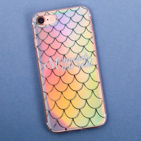

Чехол для телефона iPhone 7 с эффектом Mermaids are real, 6.5 × 14 см