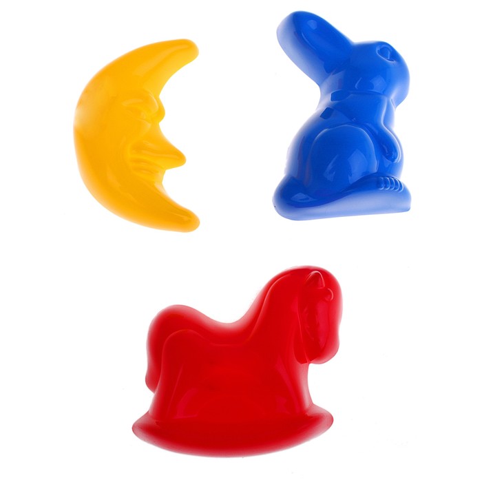 Набор "Формочки": заяц, лошадка, месяц