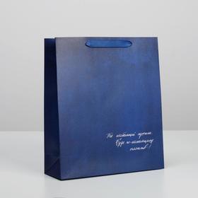 Пакет подарочный ламинированный вертикальный, упаковка, «С праздником», M 25.5 х 30 х 9 см