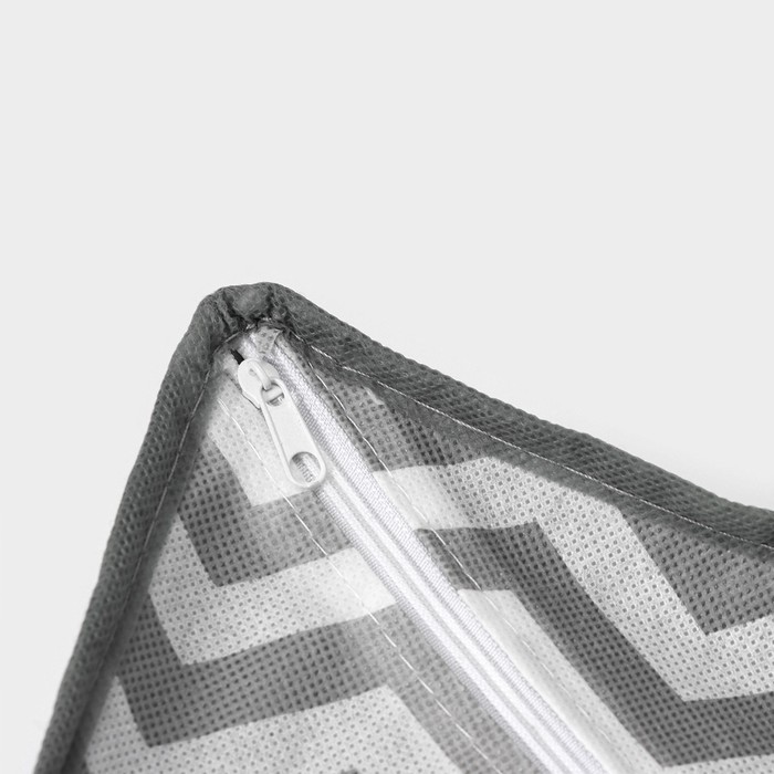 Органайзер для белья «Зигзаг», 8 ячеек, 32×24×12 см, цвет серый