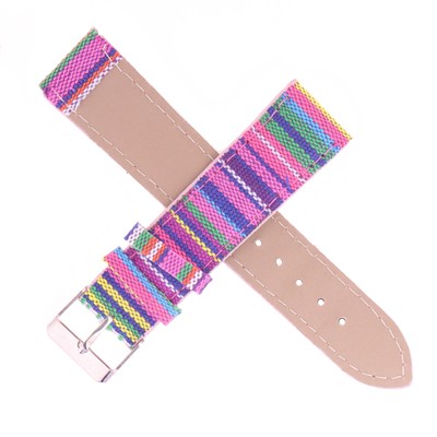 Ремешок для часов, текстиль, 22мм, цветной 20см
