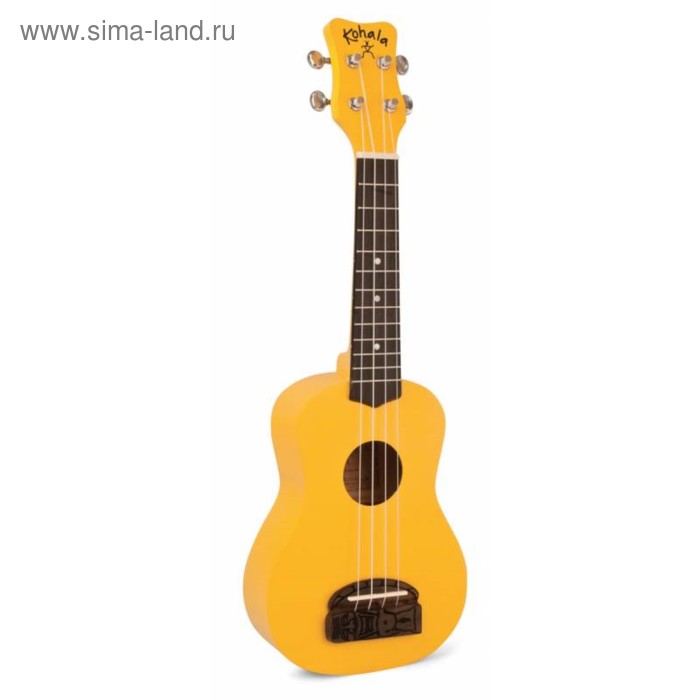 

Укулеле KOHALA KT-SYE сопрано, серия TIKI, цвет желтый