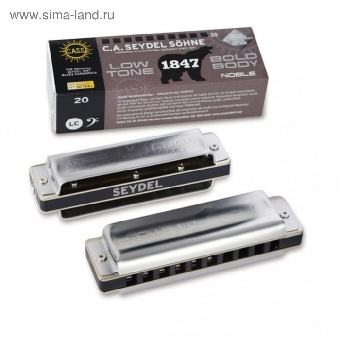 

Губная гармошка 16501LLE 1847 Noble Low Low E Seydel Sohne