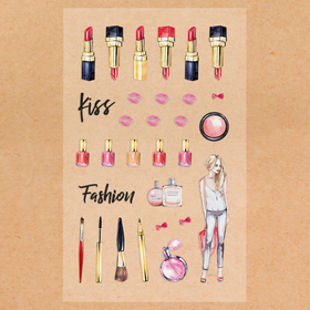 

Наклейки пластиковые Fashion, 10 × 16 см