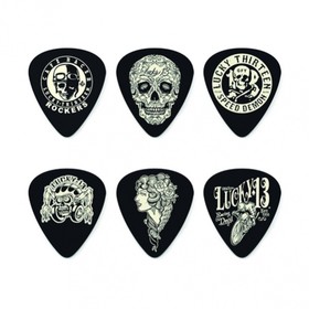 

Коробка медиаторов Dunlop L13C Lucky 13C , 432шт, 3 толщины, 6 рисунков