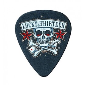 

Медиаторы Dunlop L11R.60 Lucky 13 Skull Dice 36 шт., толщина 0,60мм
