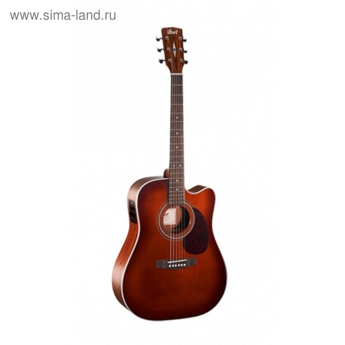 Электро-акустическая гитара Cort MR500E-BR MR Series с вырезом, коричневая электро акустическая гитара cort ga medx lh op grand regal series с вырезом леворукая