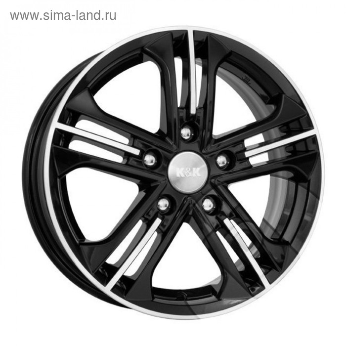 

Диск литой K&K Trinity (КС615-05) 6x15 5x114.3 ET40 d66.1 алмаз-чёрный