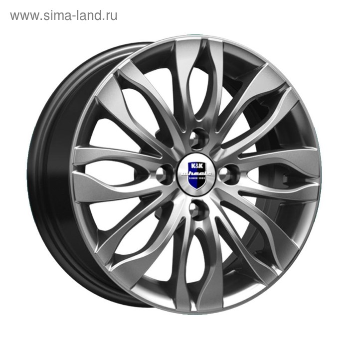 

Диск литой K&K Канзаши (КС628-04) 5.5x14 4x98 ET35 d58.5 дарк-платинум