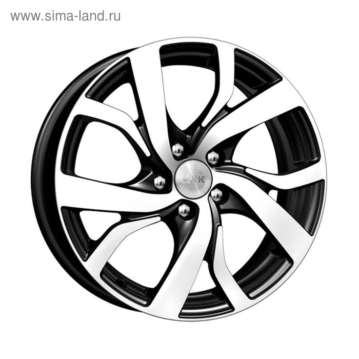 

Диск литой K&K Палермо (КС665-07) 6.5x16 4x100 ET45 d67.1 алмаз-чёрный