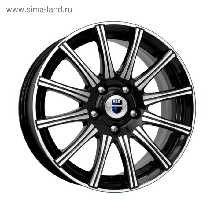 

Диск литой K&K Сиеста (КС478-07) 7x16 5x112 ET35 d66.6 алмаз-чёрный
