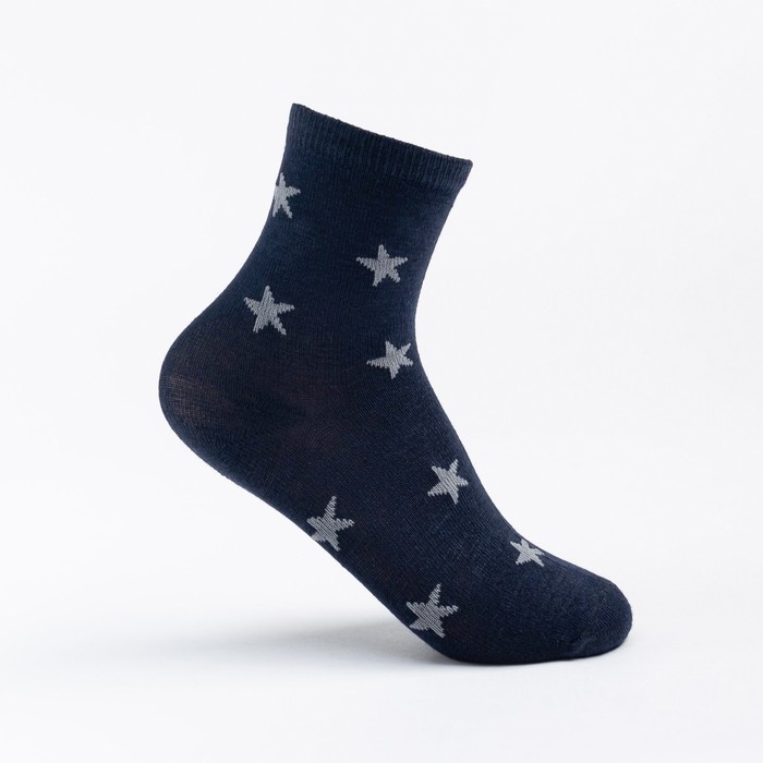 Носки детские, цвет тёмно-синий, размер 14-16 носки детские цвет тёмно синий размер 14 16