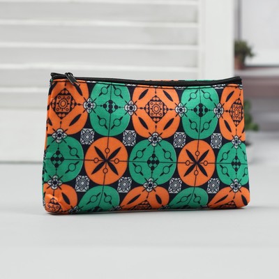 Косметичка простая, отдел на молнии, цвет разноцветный